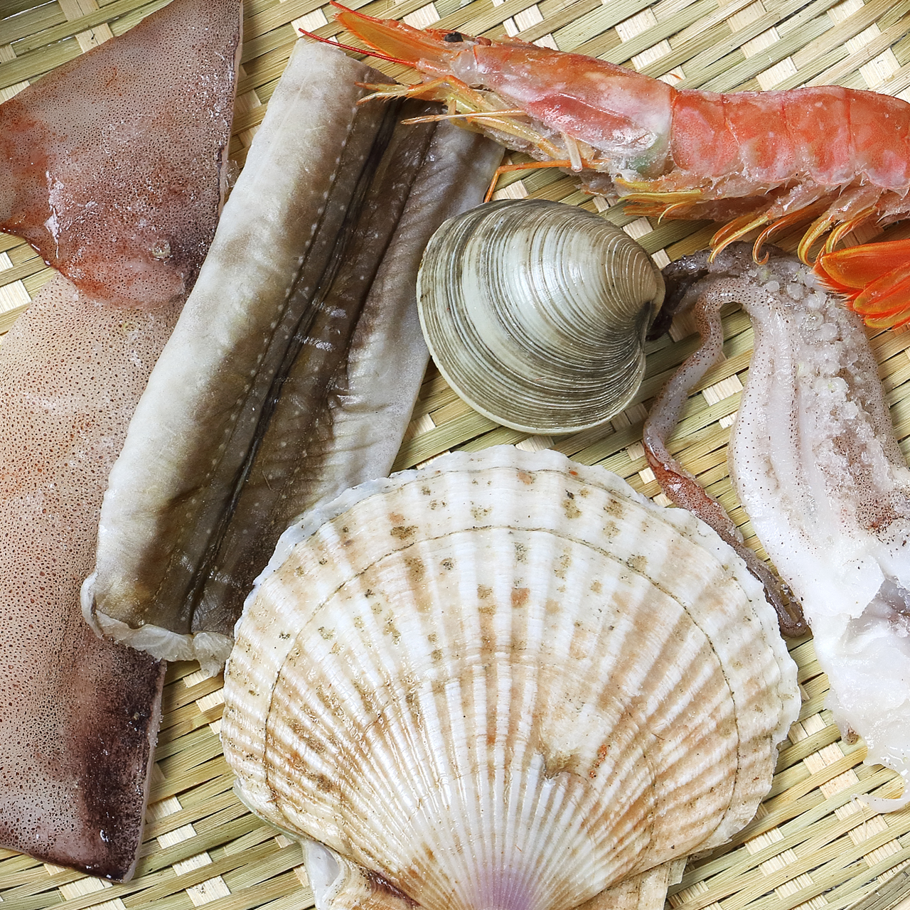 Assorted Seafood for Grilling