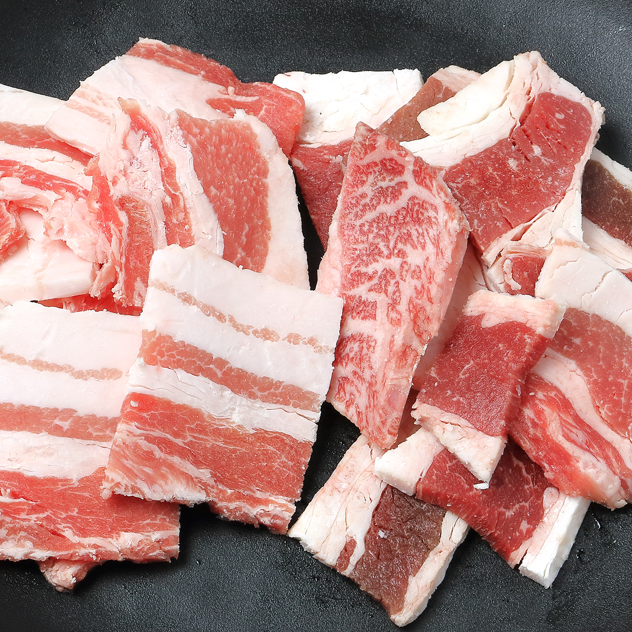 Assorted Beef & Pork Meat to grill